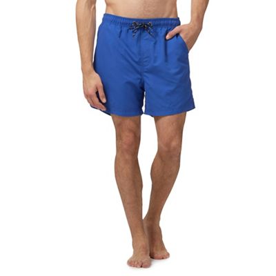 Maine New England Big and tall mid-blue basic swim shorts